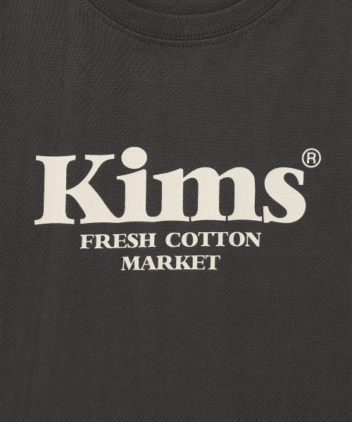 KIMS BAM LOGO TEE WHITE - 4 COLORS CHARCOAL