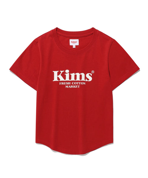 KIMS BAM LOGO TEE WHITE - 4 COLORS RED