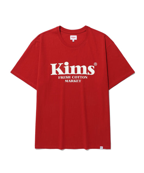 KIMS BAM LOGO TEE WHITE - 4 COLORS RED