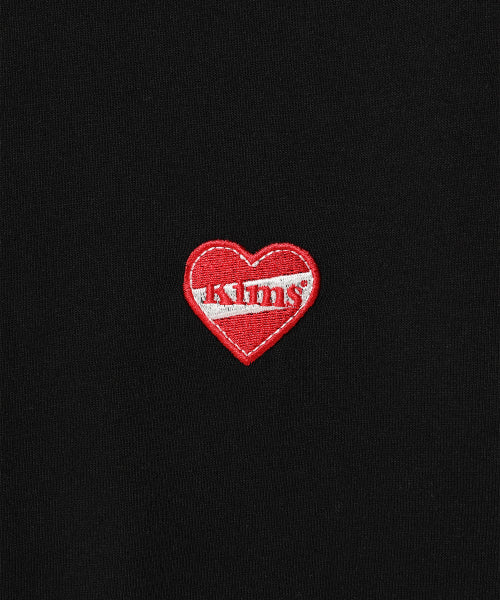 KIMS HEART SYMBOL TEE BLACK
