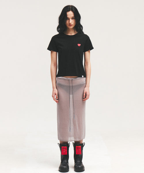 KIMS HEART SYMBOL TEE BLACK