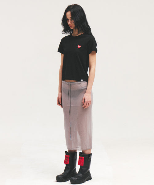 KIMS HEART SYMBOL TEE BLACK