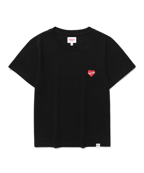 KIMS HEART SYMBOL TEE BLACK