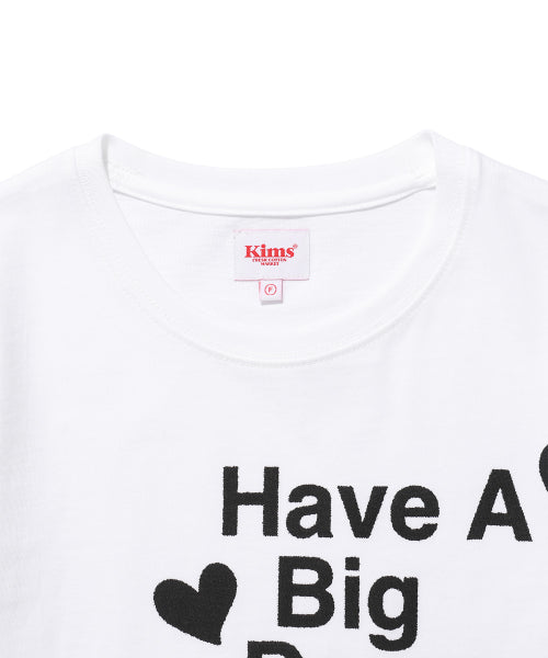 FOUR HEART LOGO TEE - 2 COLORS WHITE