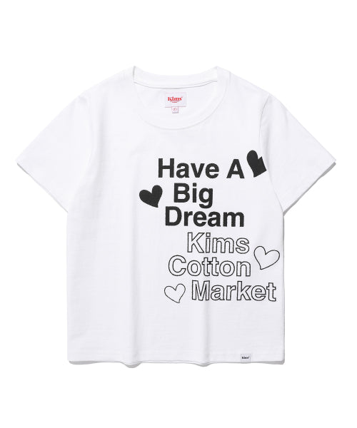 FOUR HEART LOGO TEE - 2 COLORS WHITE