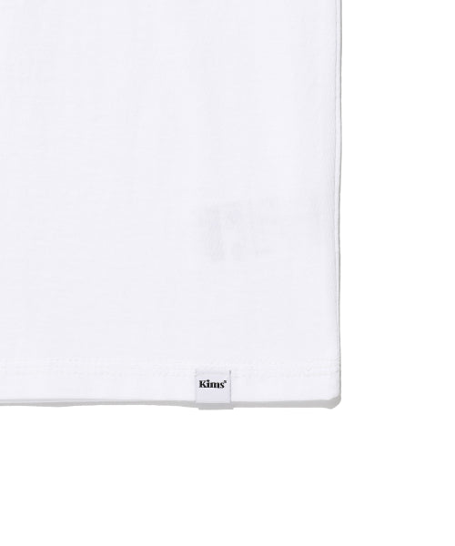 HEAD FLOWER GARDEN CAT TEE WHITE