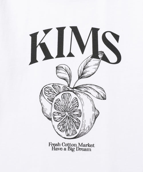 LEMON SKETCH TEE WHITE