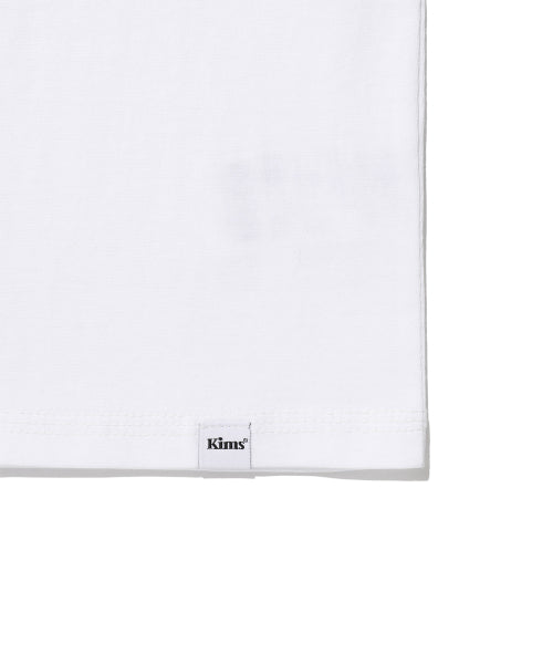POPCORN FLOWER TEE - 2 COLORS WHITE