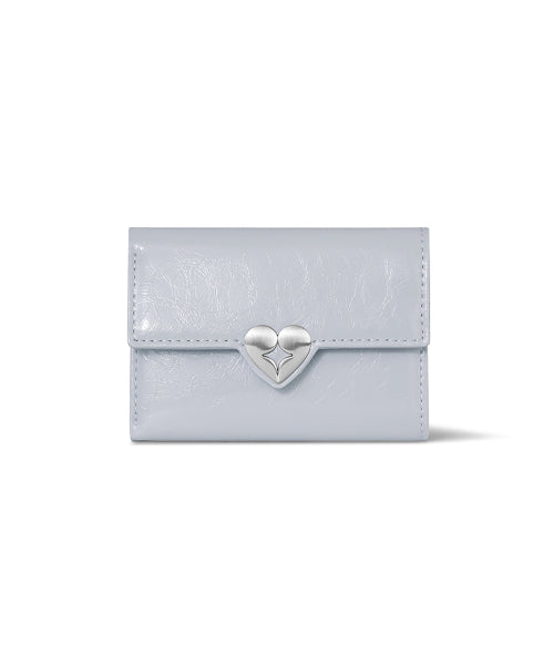 HEARTY FLAP WALLET MISTY LAVENDER