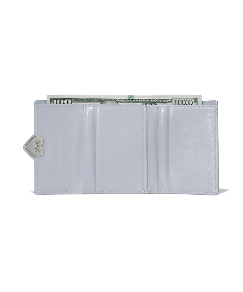 HEARTY FLAP WALLET MISTY LAVENDER