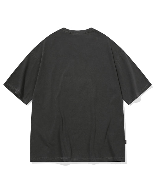 PATCH PIGMENT SHORT SLEEVE TEE - 2 COLORS BLACK