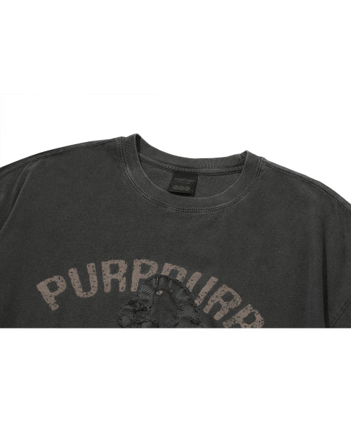 PATCH PIGMENT SHORT SLEEVE TEE - 2 COLORS BLACK