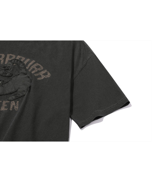 PATCH PIGMENT SHORT SLEEVE TEE - 2 COLORS BLACK