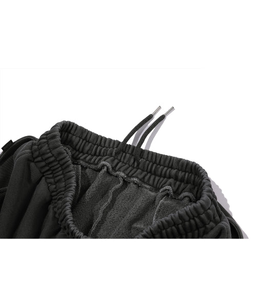 BIG HAPPY DAY PIGMENT SWEATPANTS BLACK