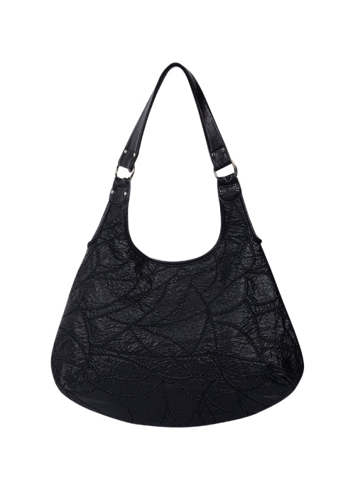 ASON BECKY SHOULDER BAG - 2 COLORS BLACK