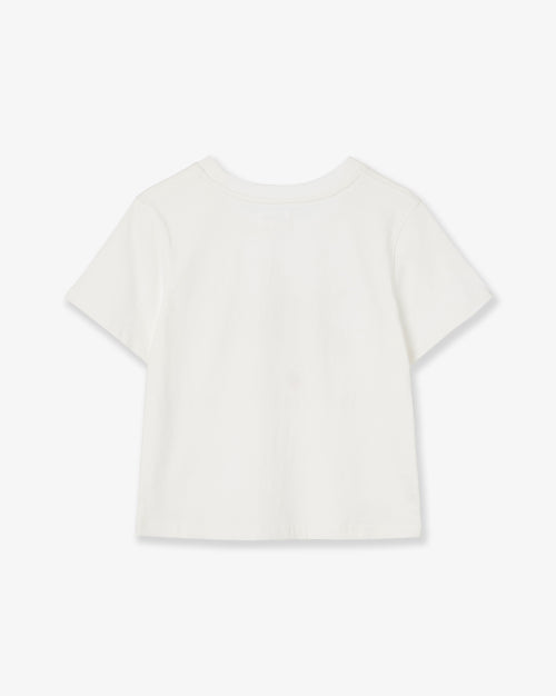 WEB LOGO CROP T SHIRTS - 3 COLORS AS SHOWN