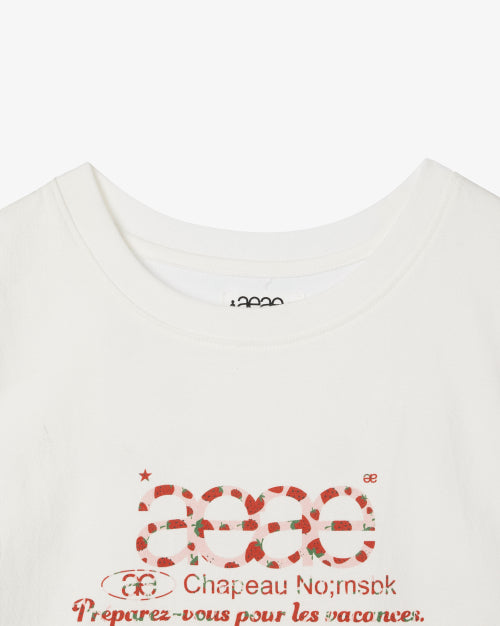 WEB LOGO CROP T SHIRTS - 3 COLORS AS SHOWN