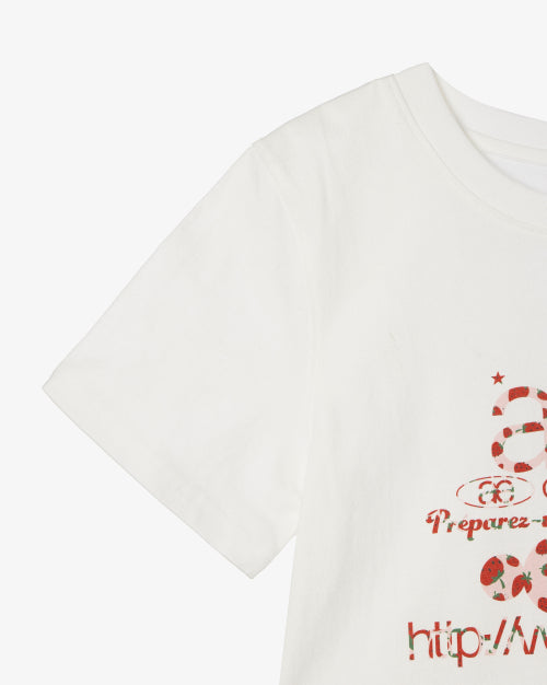 WEB LOGO CROP T SHIRTS - 3 COLORS AS SHOWN