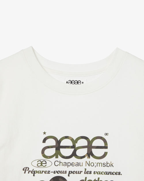 WEB LOGO CROP T SHIRTS - 3 COLORS WHITE
