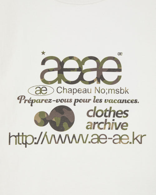 WEB LOGO CROP T SHIRTS - 3 COLORS WHITE
