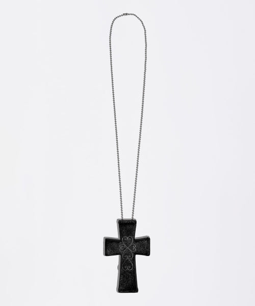 CROSS HAIR ON STRAP WALLET - 2 COLORS BLACK