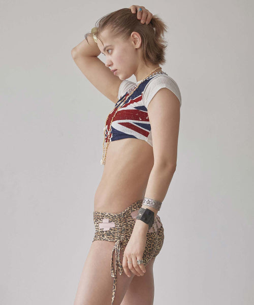 UNION JACK BABY TEE - 2 COLORS WHITE