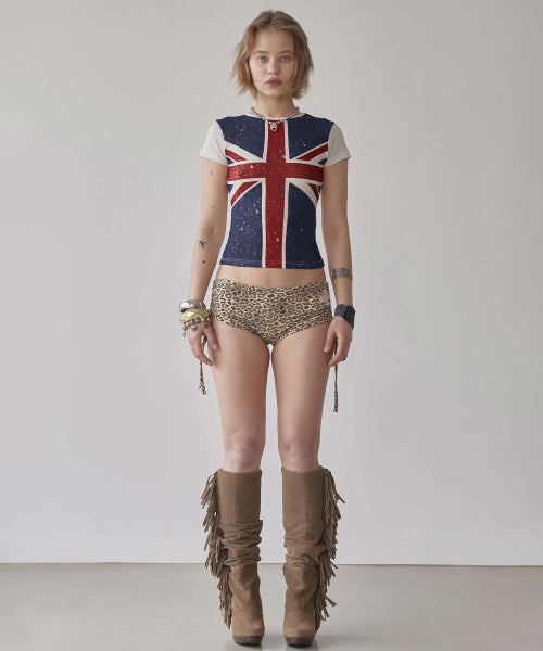 UNION JACK BABY TEE - 2 COLORS WHITE