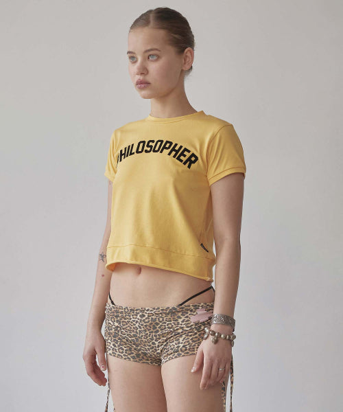 PHILOSOPHER BABY TEE - 3 COLORS YELLOW