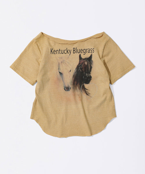 SHERIFF CUT OUT TEE - 3 COLORS YELLOW