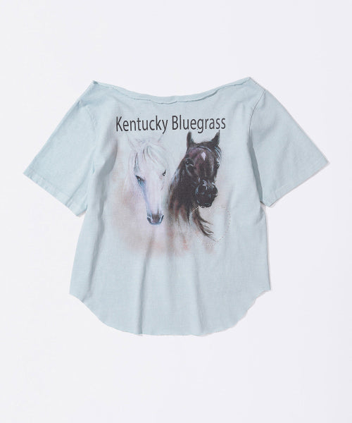 SHERIFF CUT OUT TEE - 3 COLORS BLUE