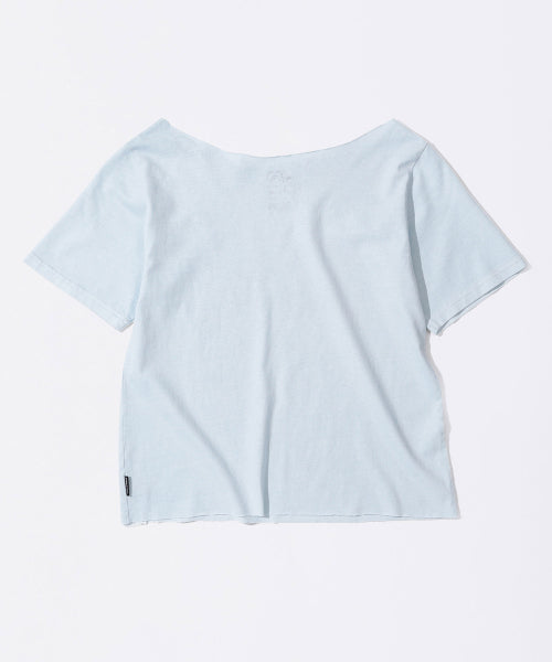 83 FAITH CUT OUT TEE WASHED - 3 COLORS BLUE