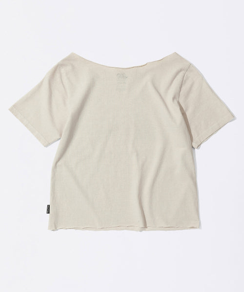 83 FAITH CUT OUT TEE WASHED - 3 COLORS WHITE