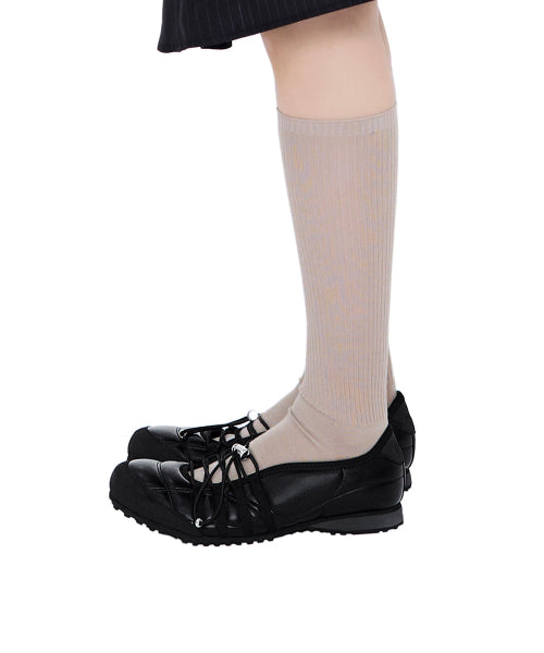 TIE MARYJANE SNEAKERS · - 2 COLORS BLACK