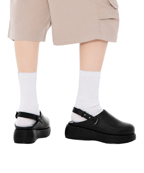 HATCHED MULE · - 2 COLORS BLACK