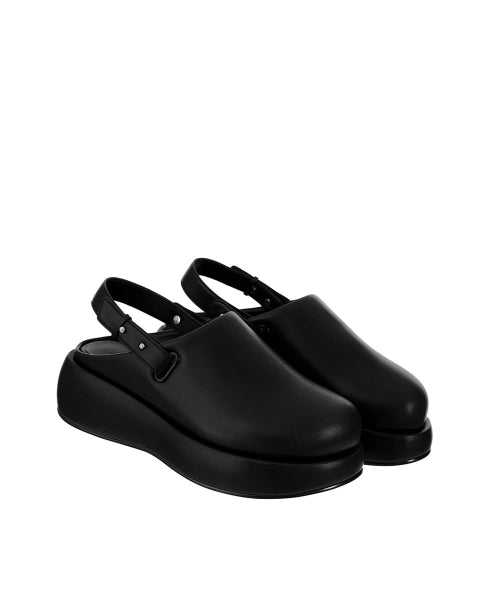 HATCHED MULE - 2 COLORS BLACK