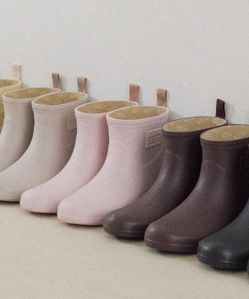 EBBY RAIN BOOTS SHORT - 6 COLORS BLACK