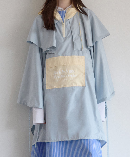 ESSENTIAL RAIN PONCHO - 2 COLORS BLUE