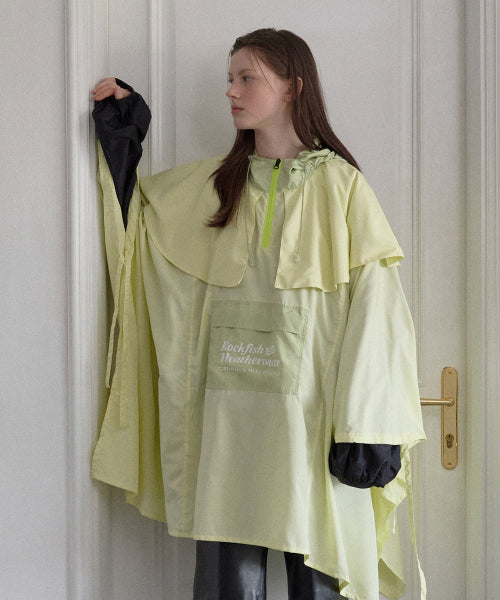ESSENTIAL RAIN PONCHO - 2 COLORS BLUE