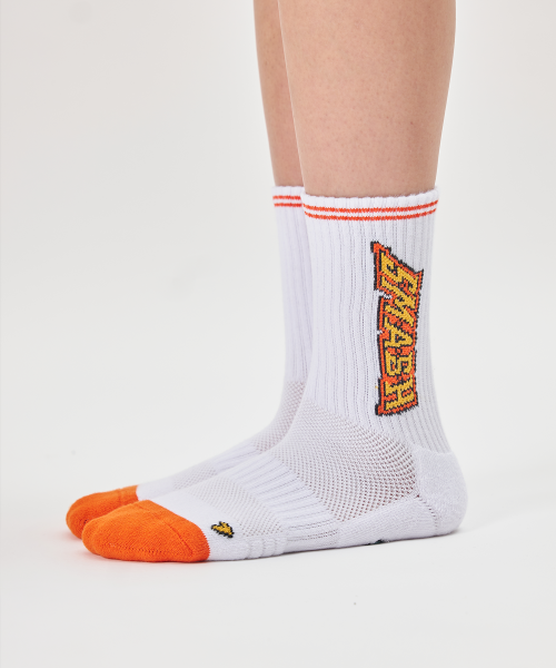 COOLMAX TENNIS CREW SOCKS - SMASH AS SHOWN