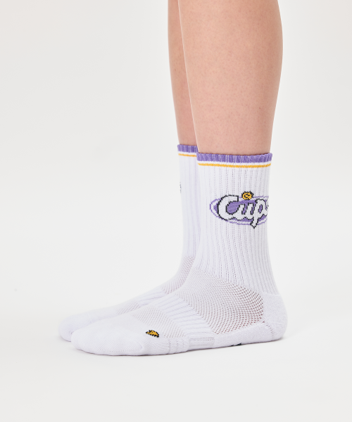 COOLMAX TENNIS CREW SOCKS - CUPS WINNER AS SHOWN