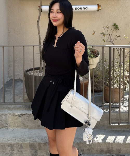 URBAN SQUARE SHOULDER BAG - 7 COLORS WHITE