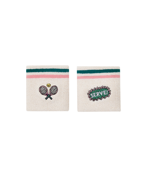TENNIS SPORTS WRISTBAND 2PCS - SERVE AS SHOWN