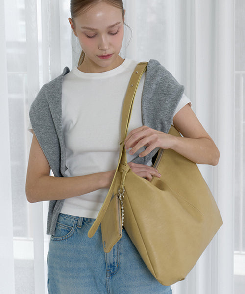 VER CROSS SHOPPER BAG - 4 COLORS BLACK