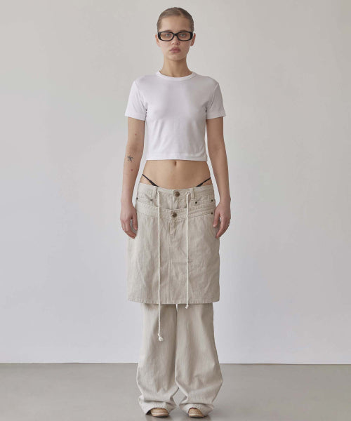 THE DAY DREAMERS CROP TOP - 2 COLORS WHITE