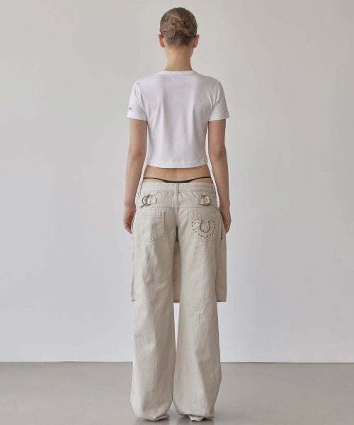 THE DAY DREAMERS CROP TOP - 2 COLORS WHITE