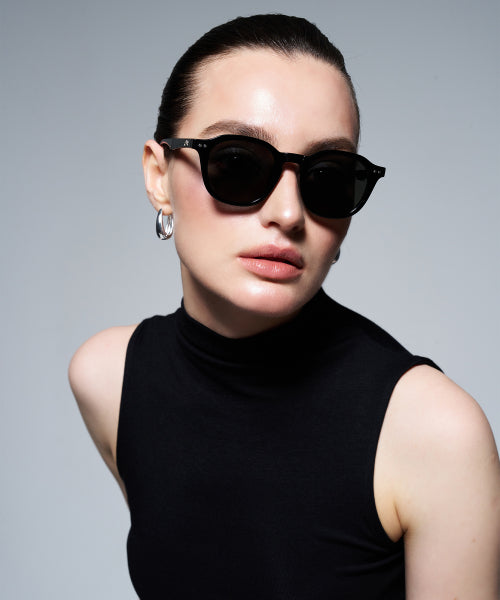RC ZEHE PEACH SUNGLASSES - 4 COLORS BLACK
