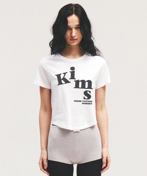 MESSY ALPHA LOGO TEE - 3 COLORS WHITE