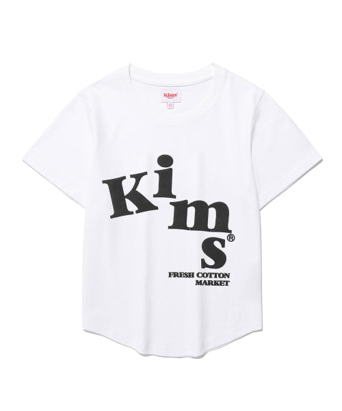 MESSY ALPHA LOGO TEE - 3 COLORS WHITE