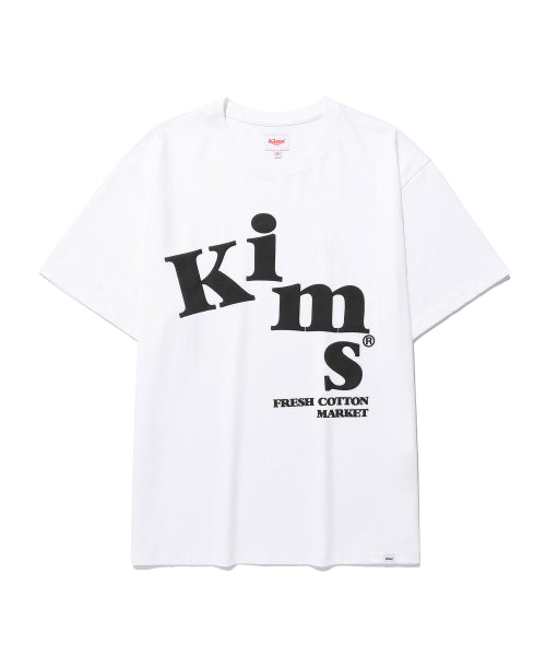MESSY ALPHA LOGO TEE - 3 COLORS WHITE