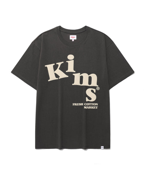 MESSY ALPHA LOGO TEE - 3 COLORS CHARCOAL